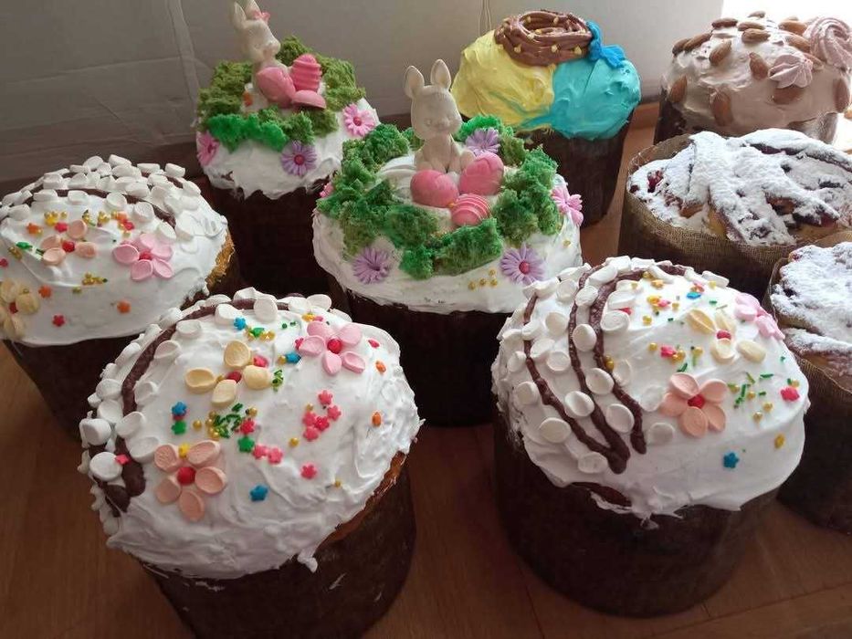 Паски и имбирно -сливочные пряники