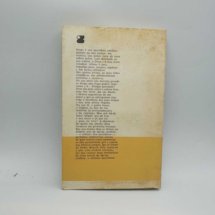 Livro - Emílio Zola - O Crime Do Padre Mouret - Ref-PA7