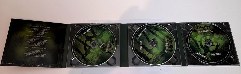 MINISTRY - Last Tangle In Paris 2CD +DVD digipack unikat