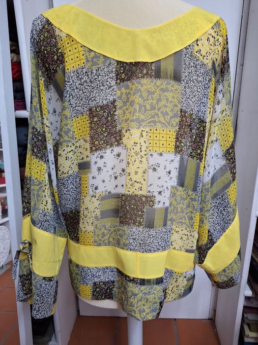 Schiffon Blouse corte largo