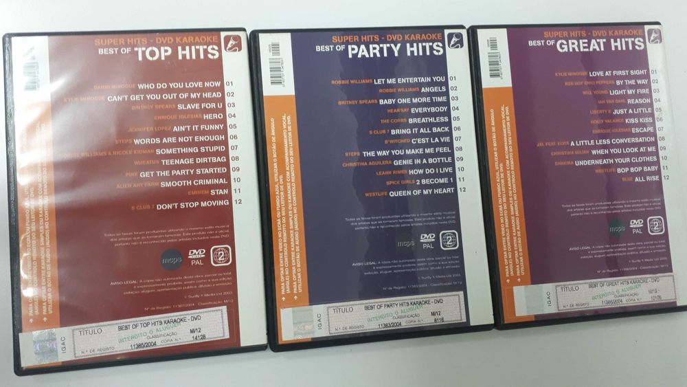 DVD's Karaoke 11 unidade