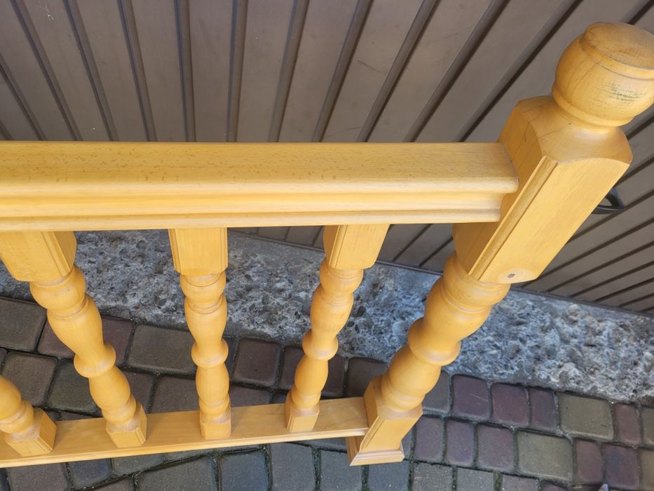 Balustrada bukowa drewniana 6 mb tralki 10 cm i 6 cm