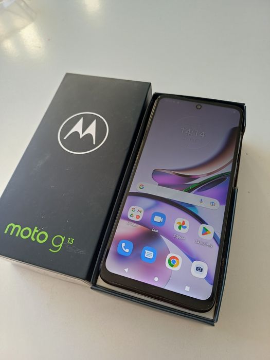 Motorola Moto G13 • 4/128 GB • NFC • Stan idealny • Z paragonem