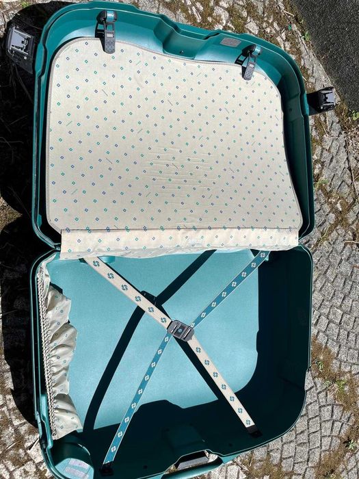 mala samsonite verde grande de porao