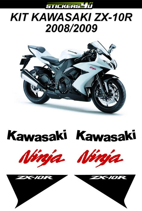 KIt Autocolantes Kawasaki vários modelos