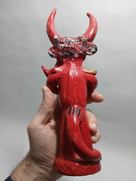 Figurado Português - Figura Barro Diabo Vermelho - Julia Cota Barcelos