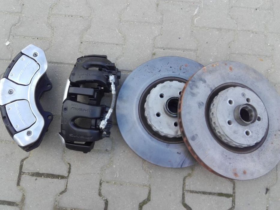 tarcze zacisk przód mercedes cl w216 221 63 65 amg