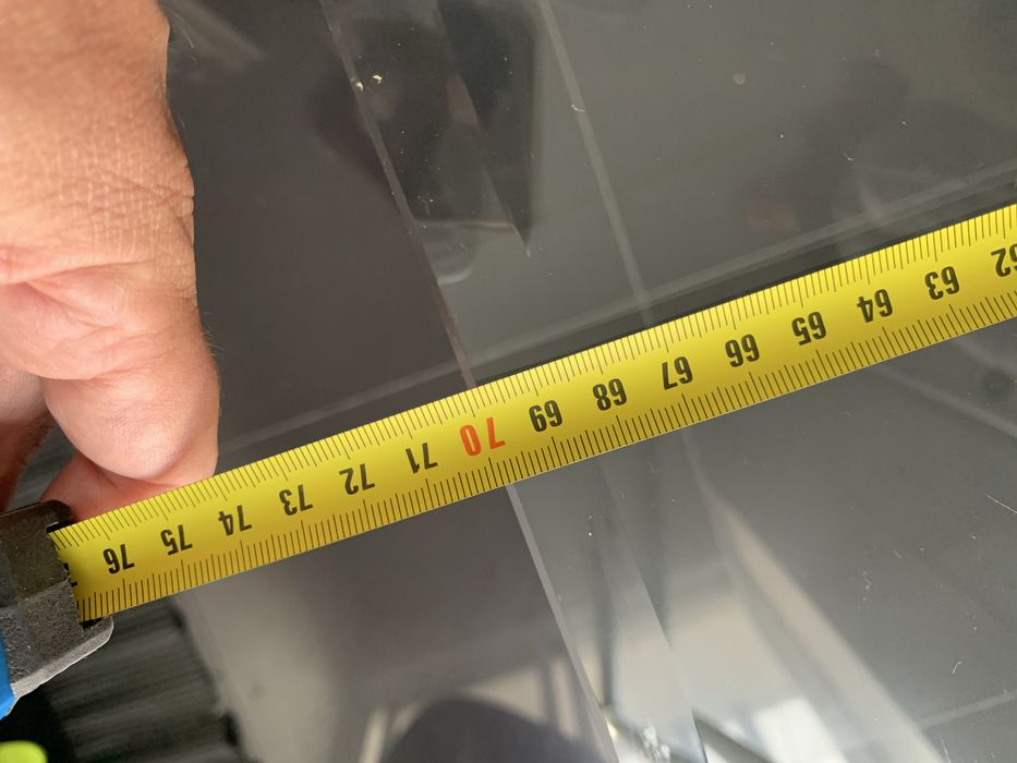 Mesa de cozinha em vidro