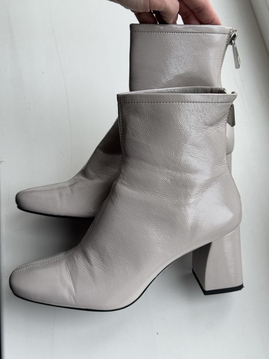 Лакові ботинки черевики zara