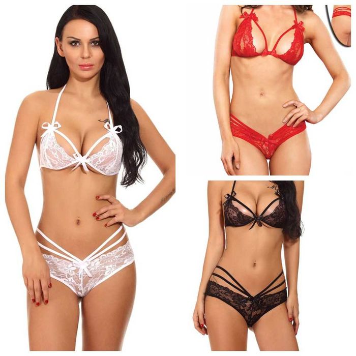 Эротическое нижнее белье комплект трусики лиф еротична білизна стрінги