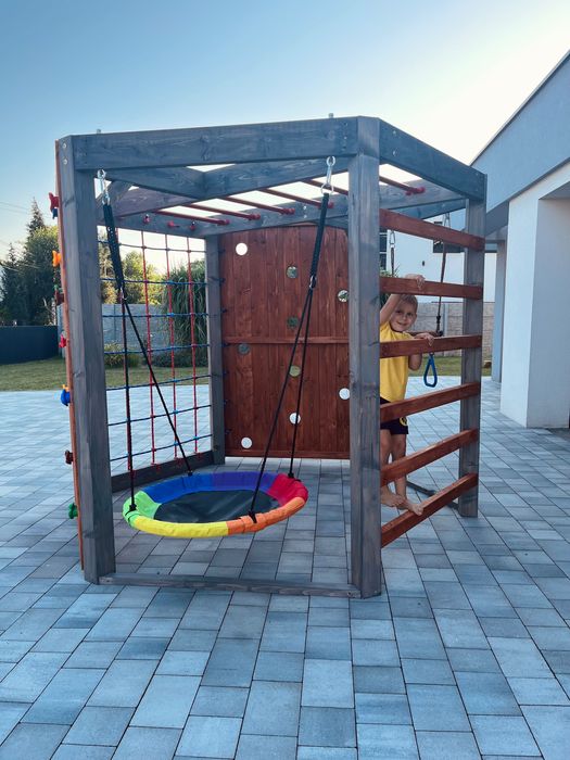 Plac zabaw małpi gaj ścianka wspinaczkowa siłownia ogrodowa NINJA 2