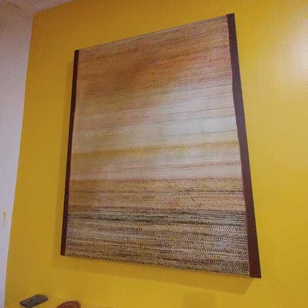 tela decorativa, técnica acrilico sobre tela, engradado, sem molura