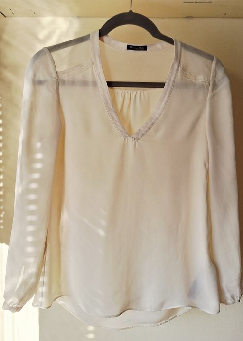 Легка шовкова блуза Massimo Dutti