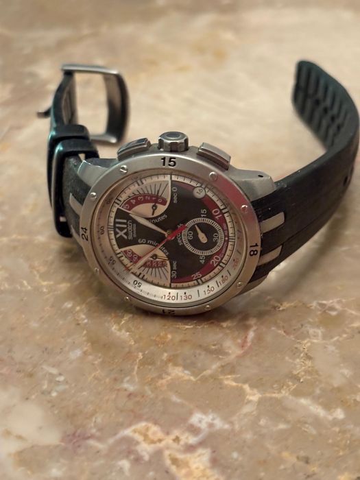 Relógio Swatch Irony Chrono – bracelete desgastada / sem caixa e pilha