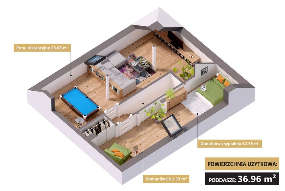 Dom premium 179,6 m² | działka 500 m² | Ełk | Bema Residence