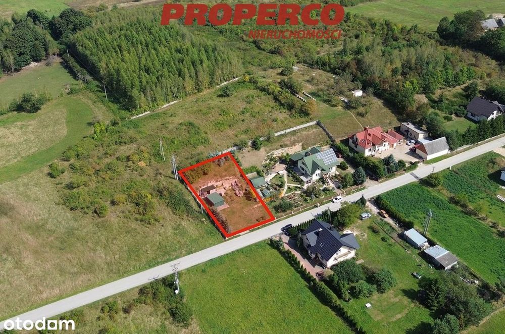 Działka 812m2, Lisów, gmina Morawica