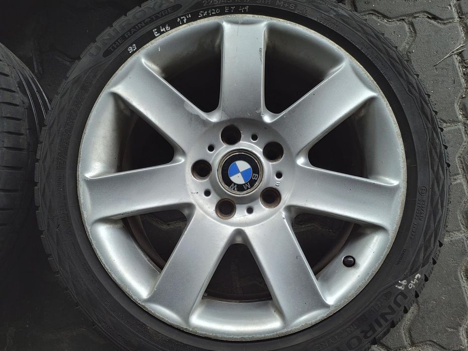 Jantes Bmw R17 Com Pneus 225/45 Furação 5X120