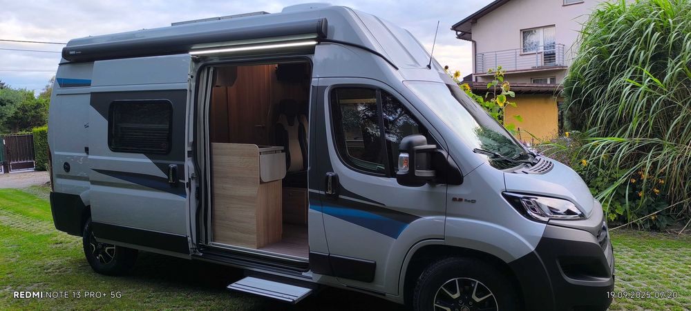 Kamper Fiat Ducato 2021 r 17500 km bezwypadkowy Polska