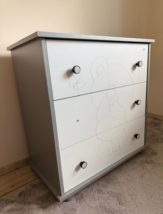 Komoda Drewex Miś i Motylek