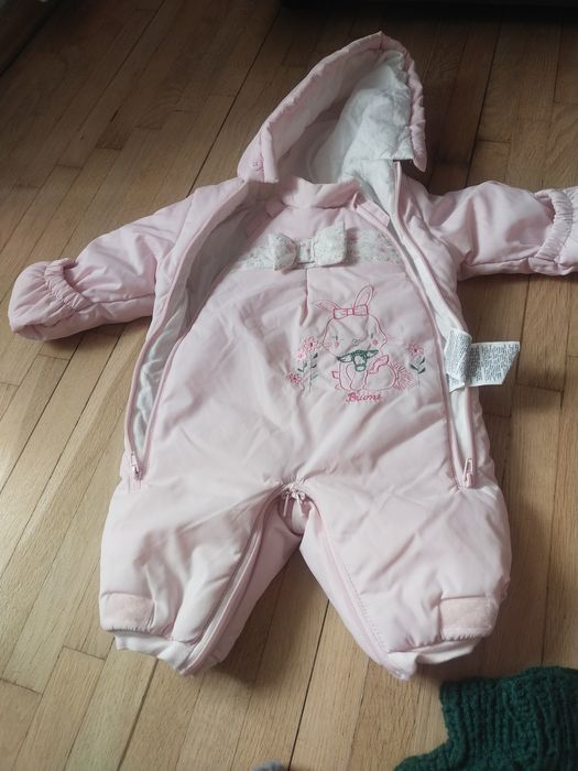 Комбінезон теплий для дівчинки 0-3 місяці