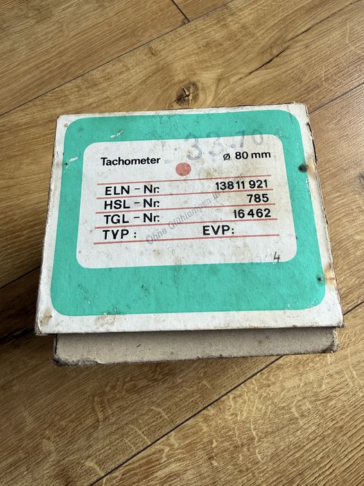 Obrotomierz Mz Etz Nowy Oryginał DDR