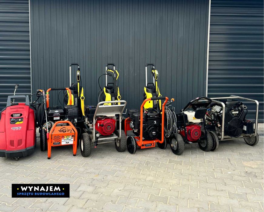 Myjka ciśnieniowa spalinowa Wynajem 300 - 500 Bar