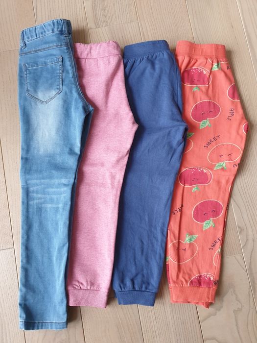 Zestaw: jeansy Kappahl i dresy little kids, r. 116