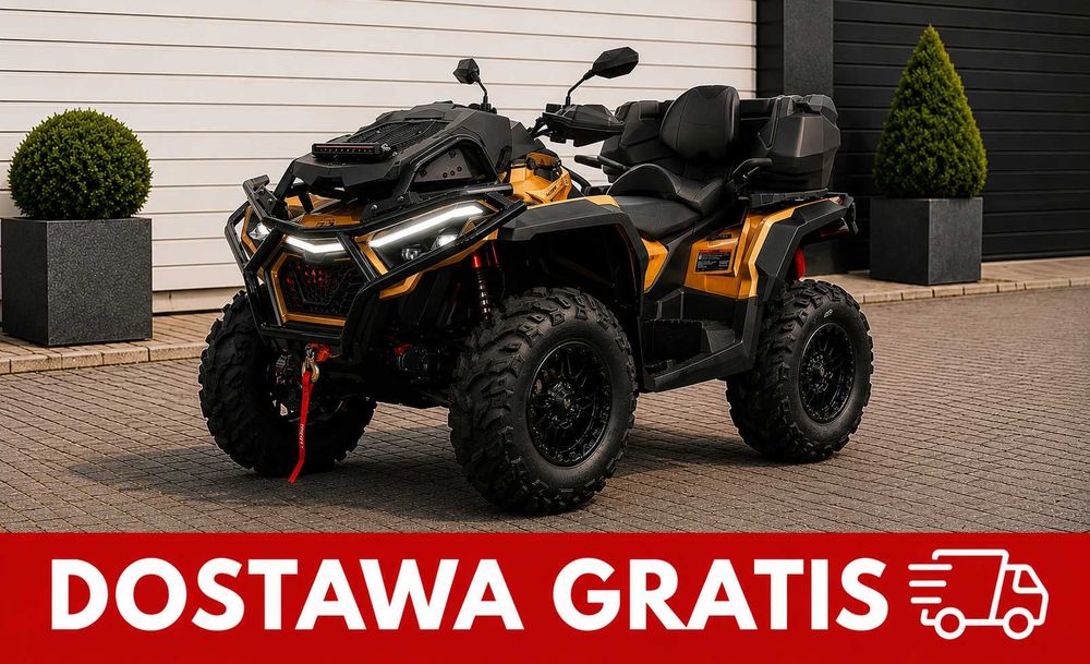Quad BRCP GRIT 1000R - duży wyświetlacz, nowy bumper, 3 tryby wspomagania, dostępne od ręki - dostawa gratis
