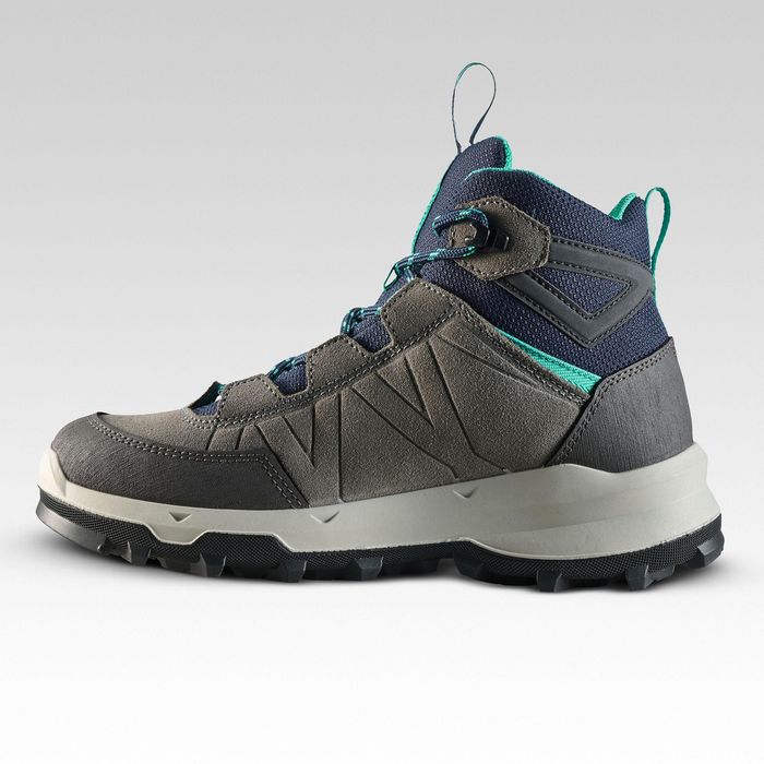 Botas de caminhada impermeáveis 28 ao 39 criança, MH900 azul
