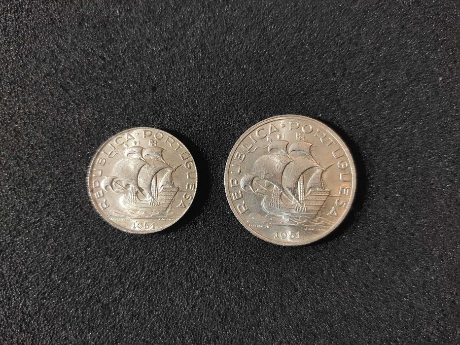 Conjunto moedas de 2.5$ + 5$ 1951 - SOBERBAS