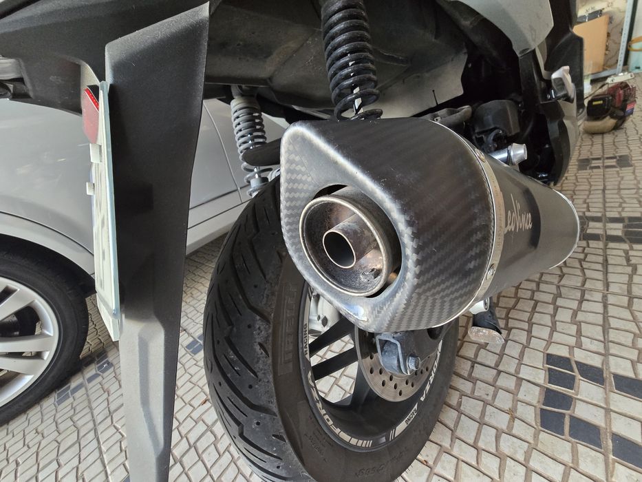 Ponteira escape honda forza 350