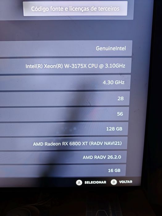 Xeon W3175X de 28 núcleos