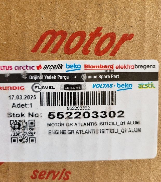 Silnik pompy myjącej do zmywarki Beko  55.220.33.02