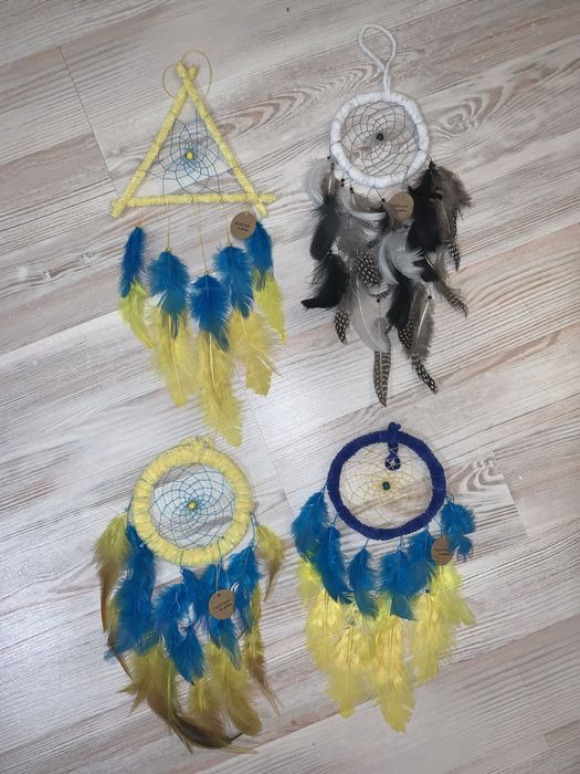 креативный/подарок/ловец снов/сова/декор флаг Украины