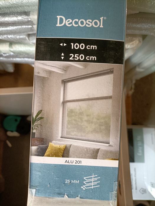 Aluminiowe żaluzje poziome Decosol