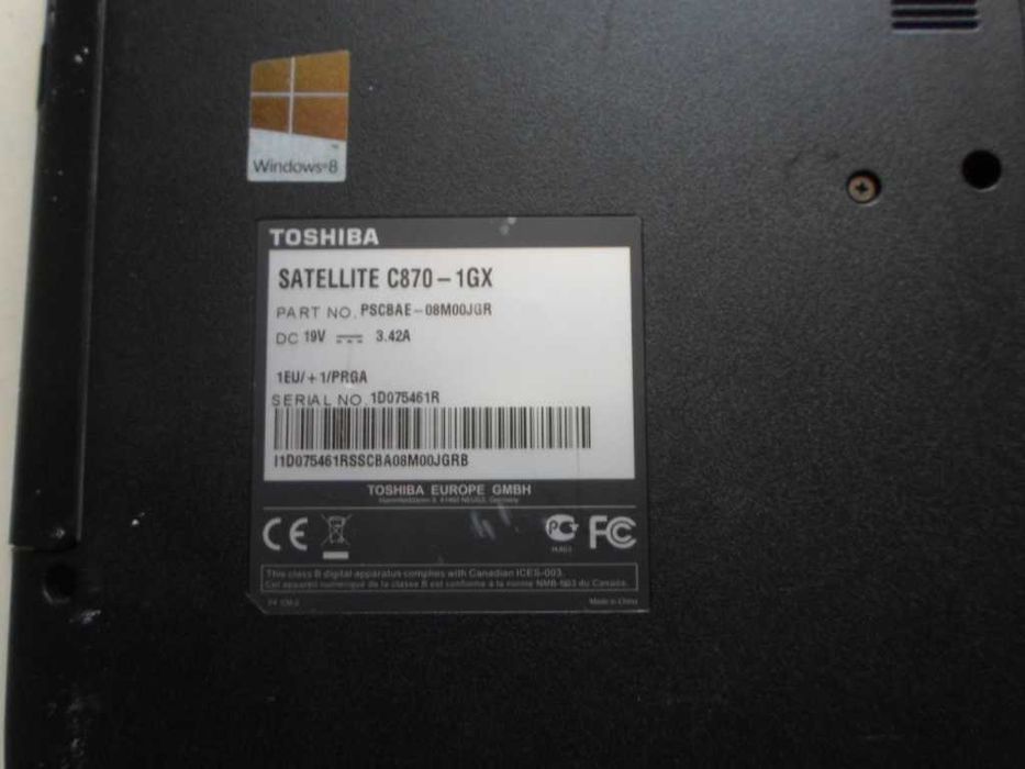 Toshiba SATELLITE C870-1GX/ 17,3