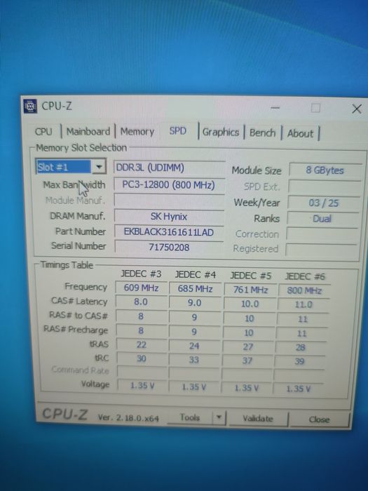 Оперативна памʼять DDR3 8GB (2×4GB) 1600MHz
Стан відмінни