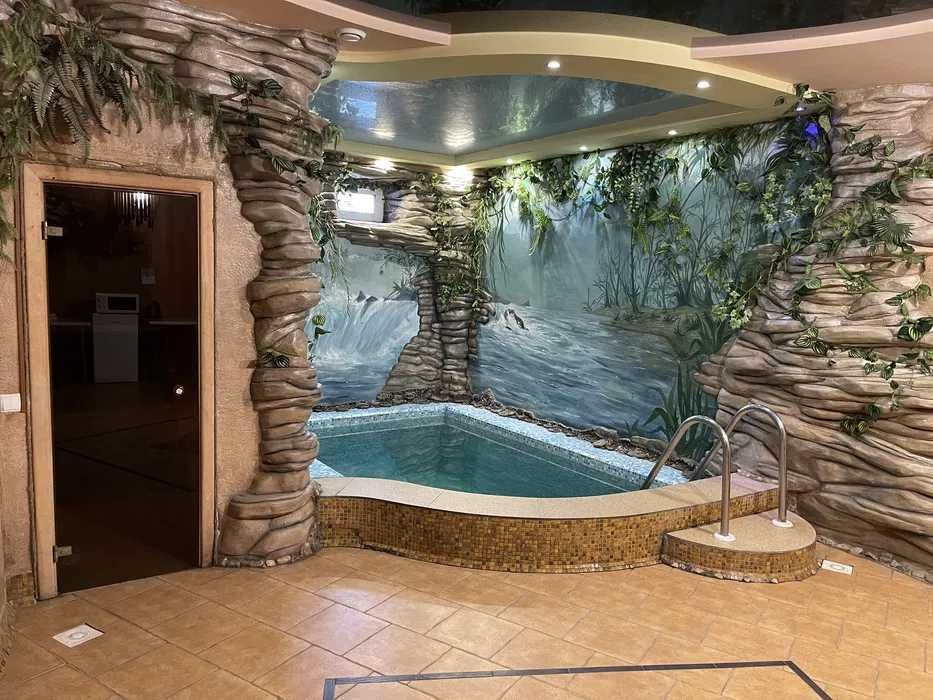 63 Будинок  більярд купель сауна барбекю мангал озеро Бориспіль