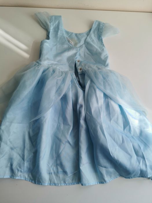 Strój, sukienka, przebranie, kostium na bal Kopciuszek H&M 116