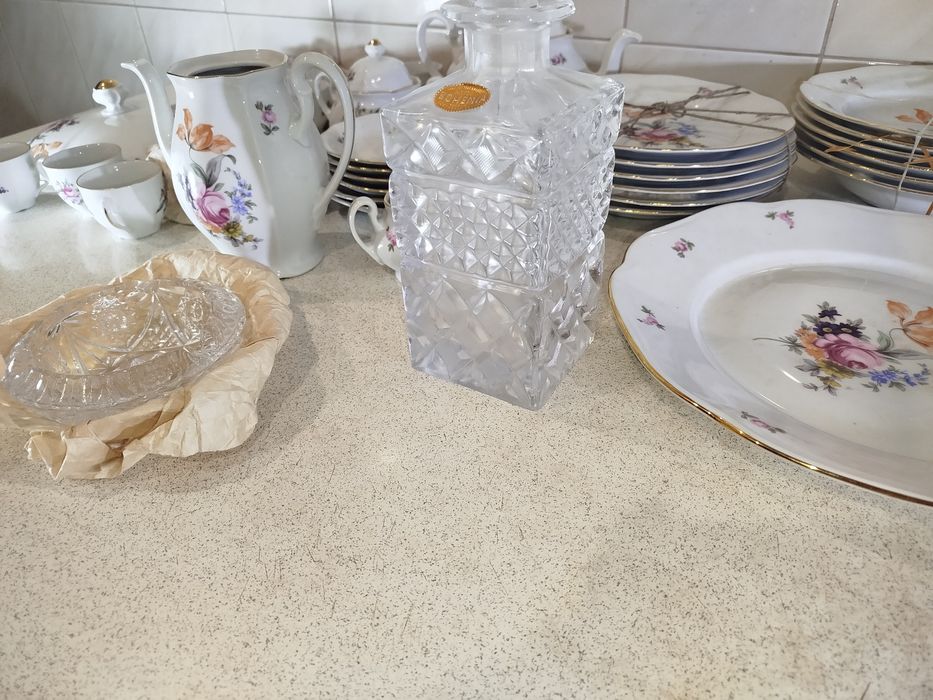 Набор посуды винтажный Богемия Чехословакия  Антуанетта новая