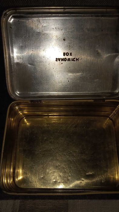 SANDWICH BOX stary pojemnik na śniadanie USA.