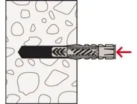 Fischer Kołek Uniwersalny Długi Ux 6X50 R Z Kołnierzem (100 Szt.)