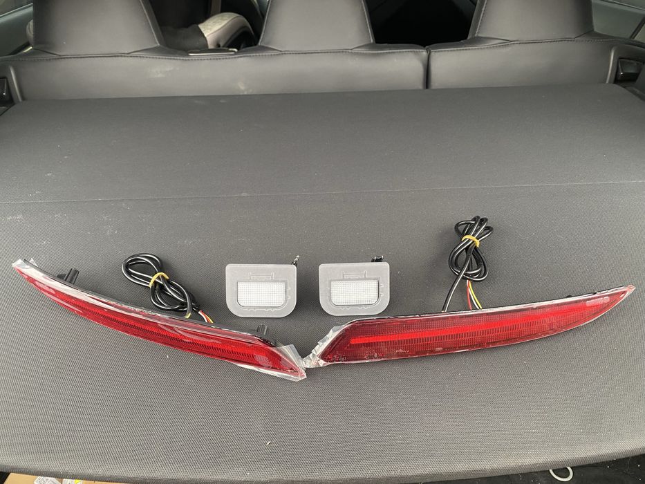 Подсветка номера LED + LED катафоты бампера Kia Optima JF,Kia K5