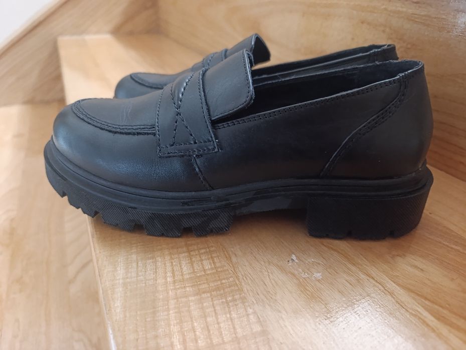 Loafersy Lasocki skóra naturalna