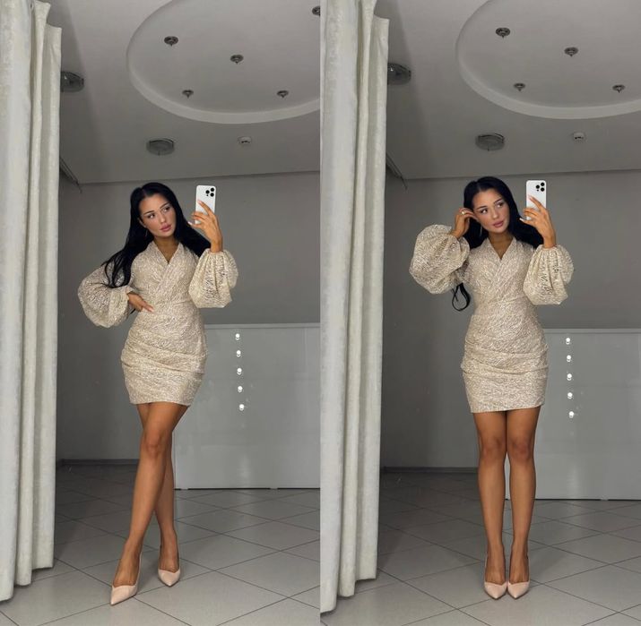 Блискуча святкова сукня