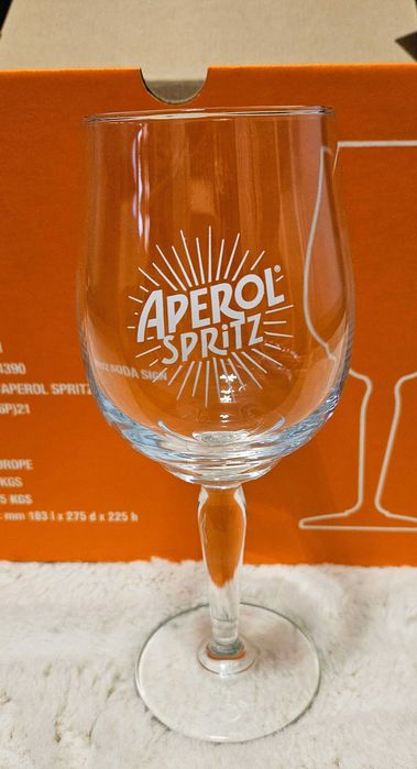APEROL SPRITZ 6 sztuk Oryginalne kieliszki w kartonie