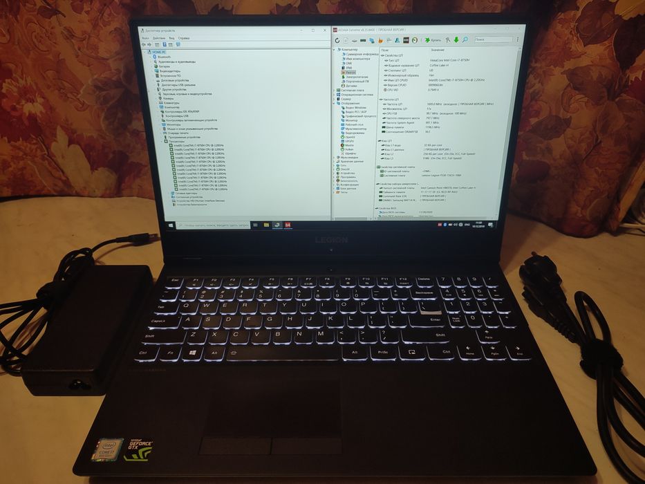 Ігровий ноутбук Lenovo Legion 144Гц / i7-8750H / GTX 1060 / 8 GB