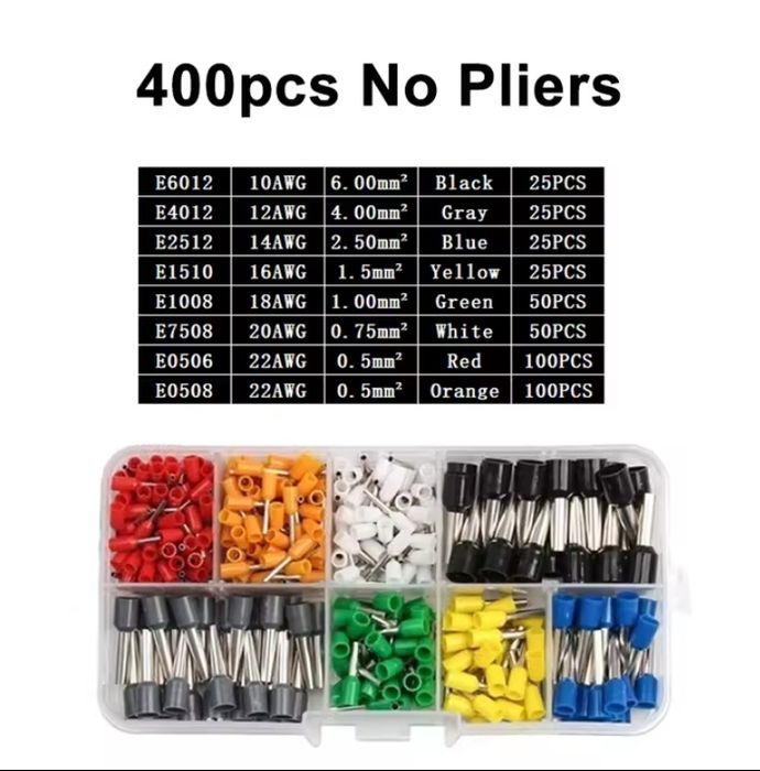 Кліщі (крімпер)для обтискання втулкових наконечників 0,25-10 мм