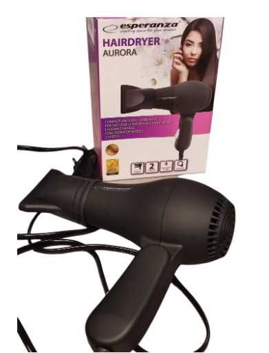 Turystyczna, Podróżna Suszarka do włosów ESPERANZA AURORA