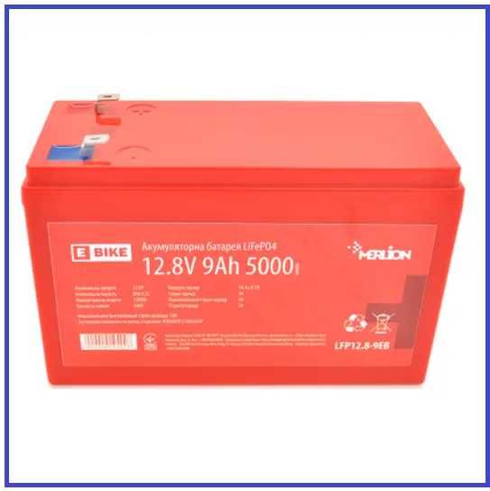 Merlion LiFePO4 12.8V 9Ah BMS-10A